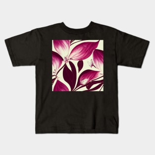 Beautiful Floral pattern, model 4 Kids T-Shirt